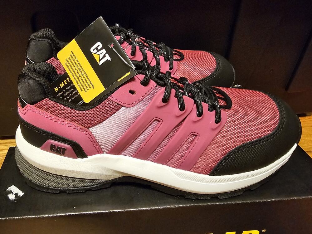 Catepillar Women's Streamline 2.0 Composite Toe Work Shoe Fuschia & Black 7.5
